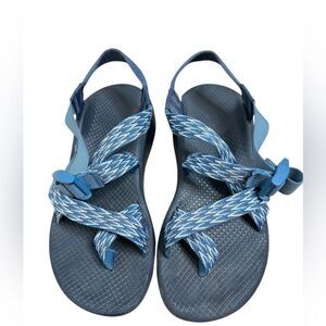 Chaco Blue Z Cloud Sport 2 Adjustable Toe Ring Sandals | 8